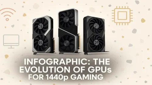 Evolution of 1440p GPUs: A Gaming Performance Infographic