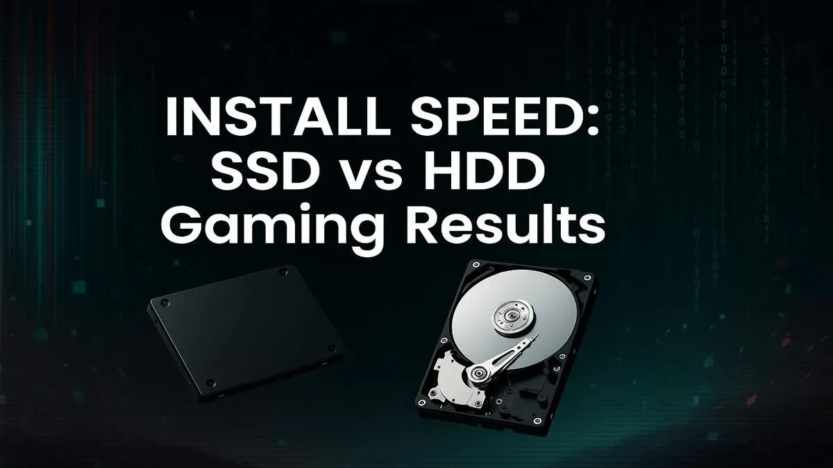 SSD vs HDD Install Speeds
