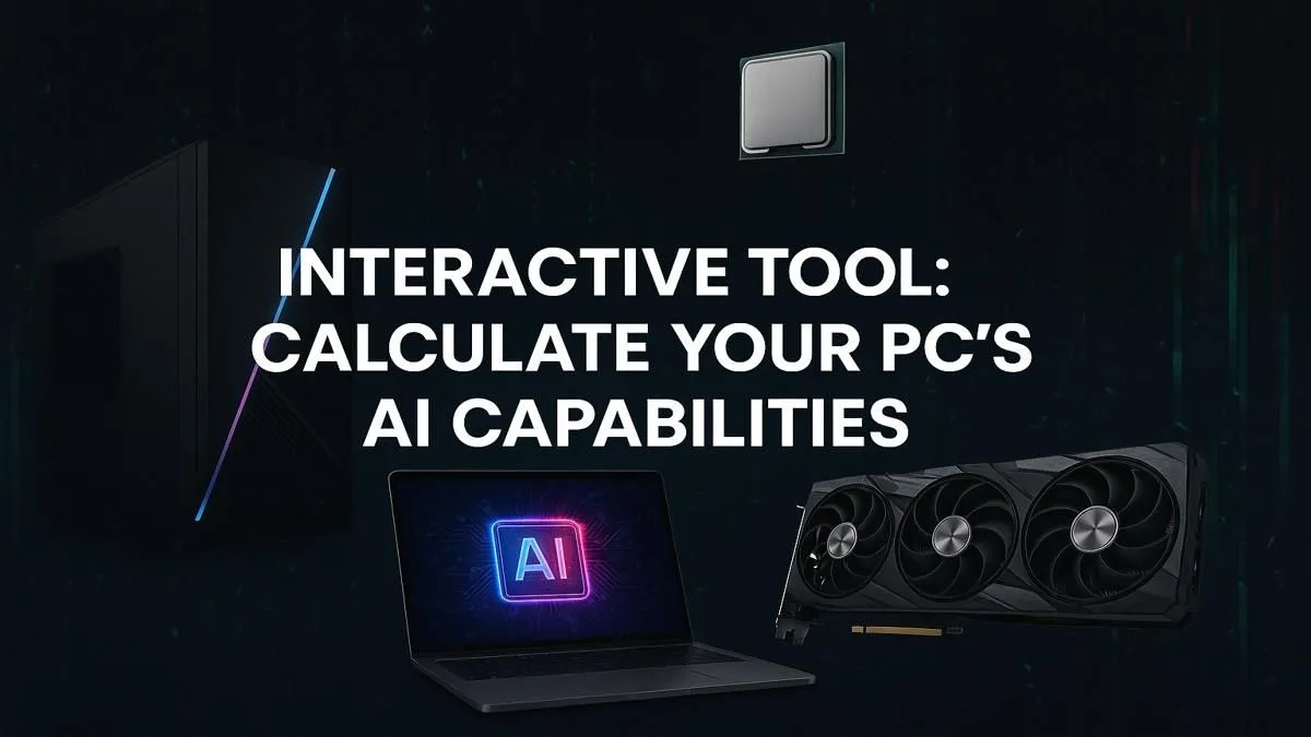 Calculate Your PC's AI Score
