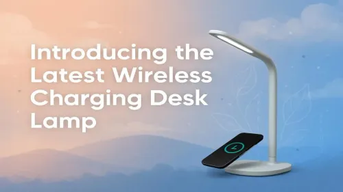 Wireless Charging Desk Lamp: A Bright New Addition to Your Setup