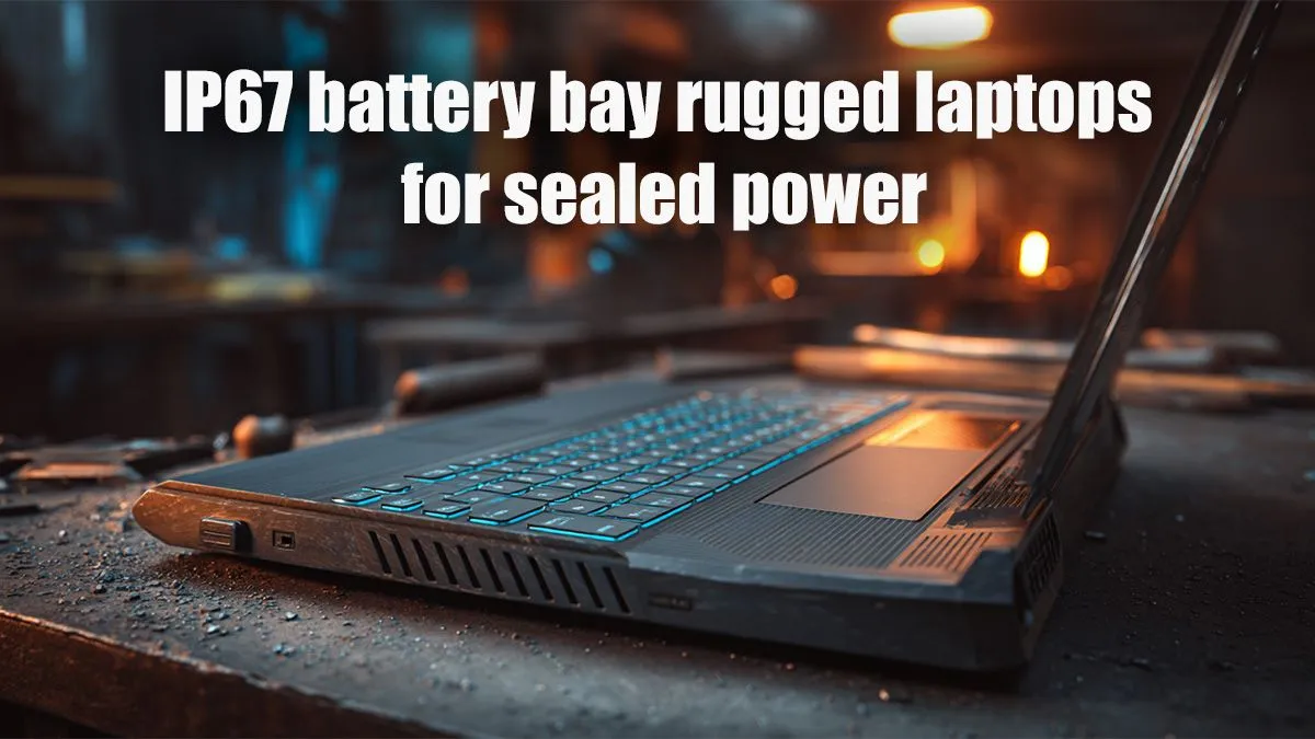 Rugged Laptops with IP67 Battery Bays