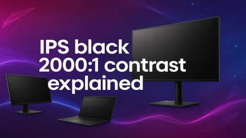 IPS Black Technology: Unpacking the 2000:1 Contrast Ratio