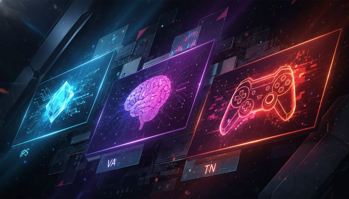 Gaming Monitor Panel Comparison - IPS vs VA vs TN Guide