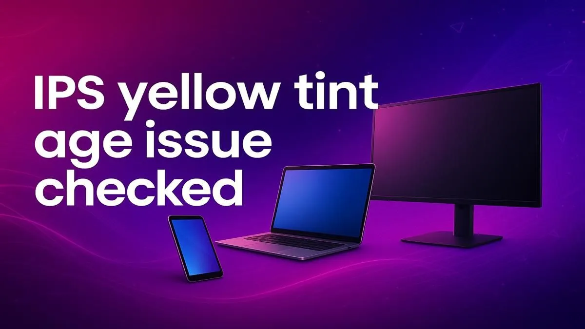Combat IPS Yellowing in Aging Displays
