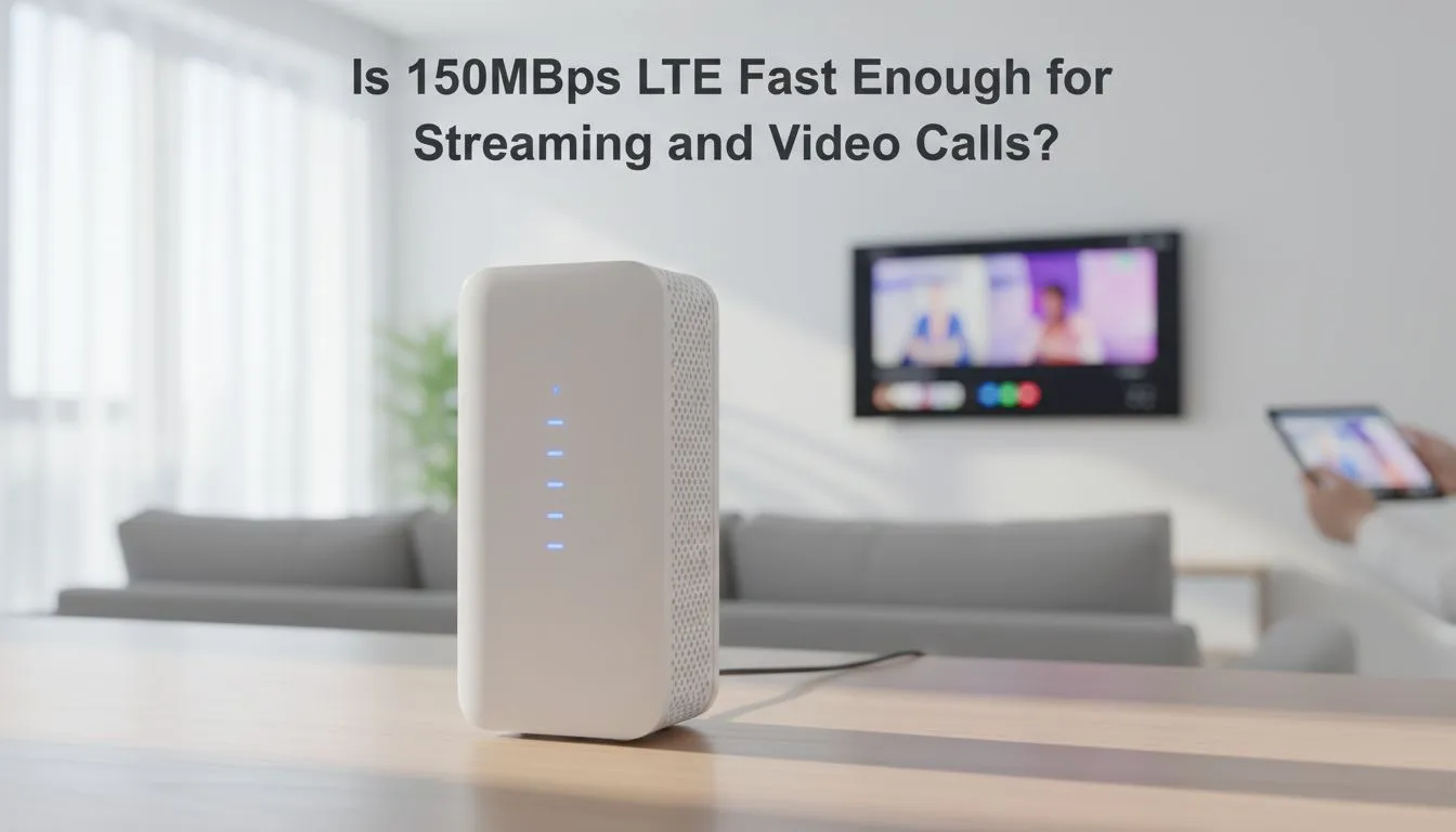 150Mbps LTE for Streaming & Calls