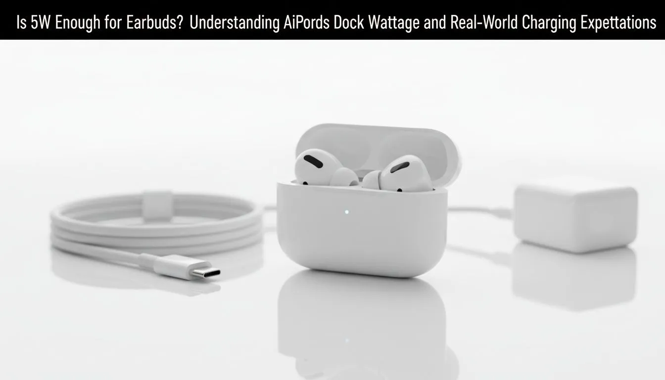 Is 5W Enough for Earbuds?