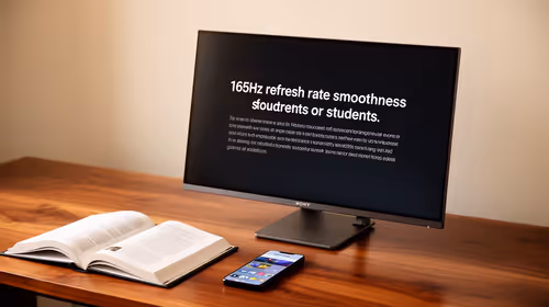 Is a 165Hz monitor actually worth buying for matric studies in SA?