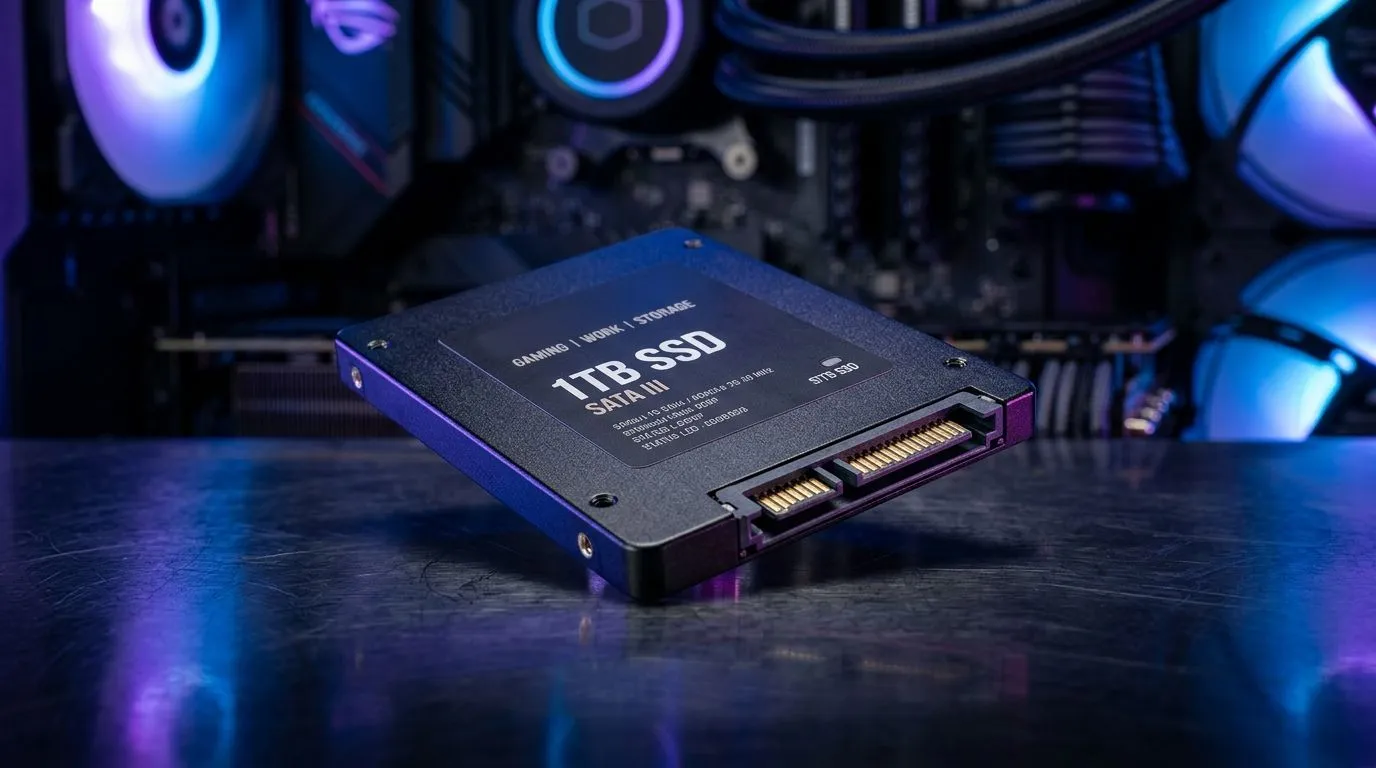 1TB SATA SSD for games, work, and storage