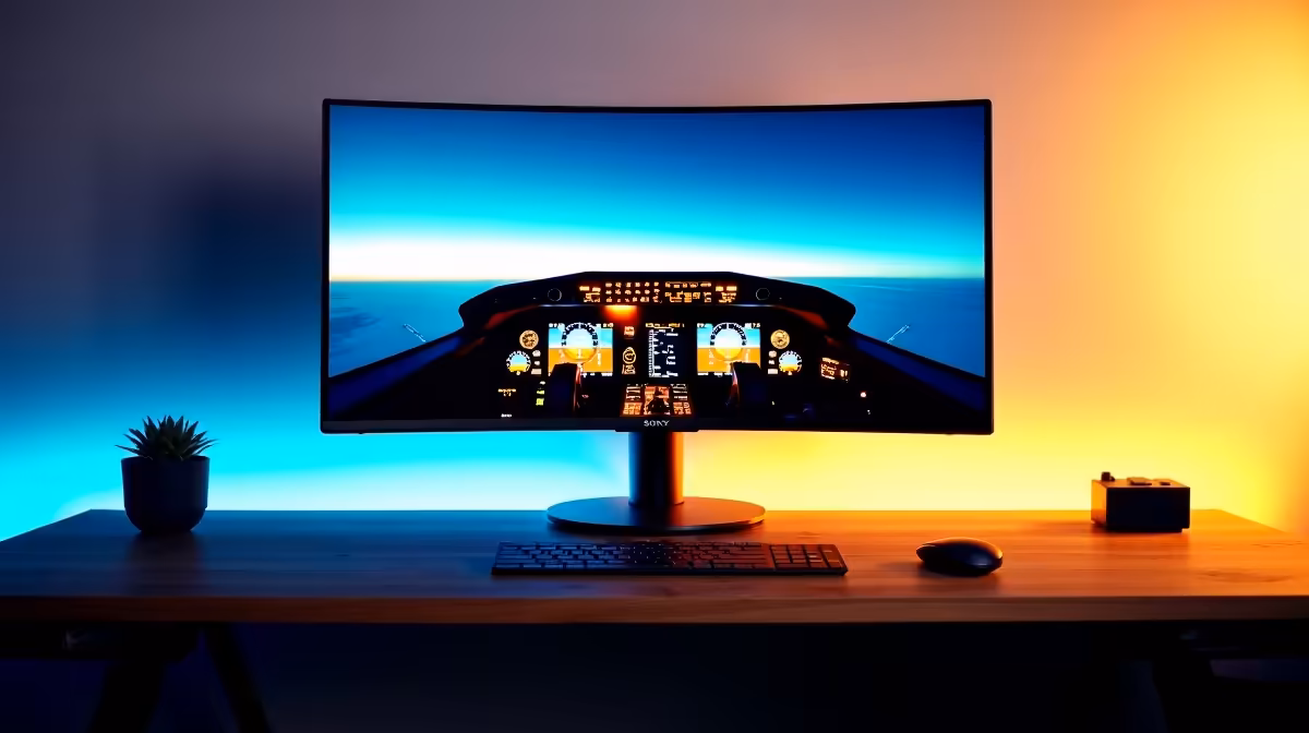 32-inch Monitor Enough for Flight Simulation in South