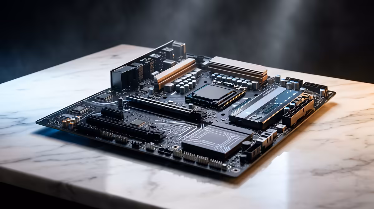 B850 Motherboard Worth It for a Tidy Minimalist Desk