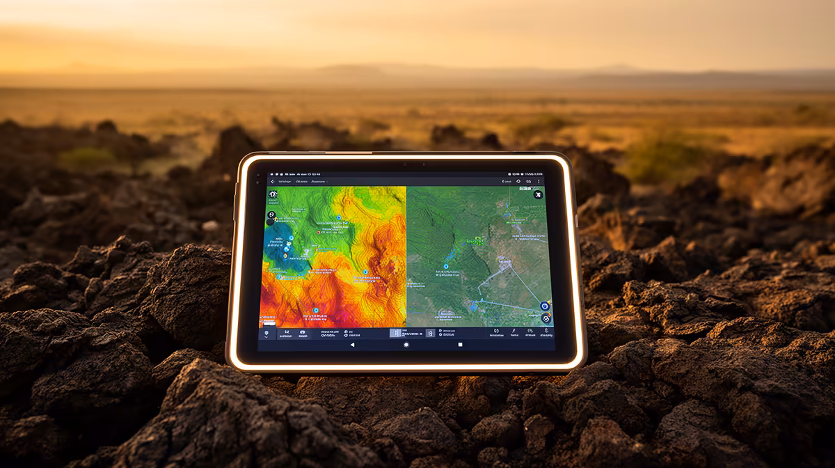 Colour-accurate Monitor Enough for GIS Fieldwork in South