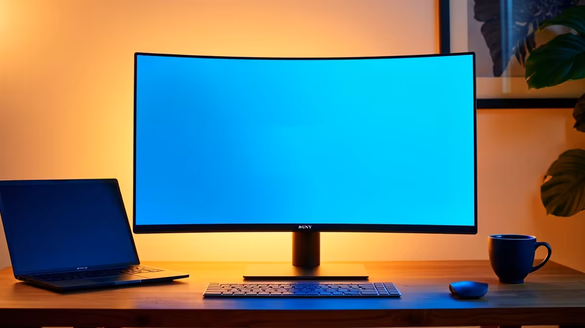Curved Monitor Overkill for a Hybrid Worker in South