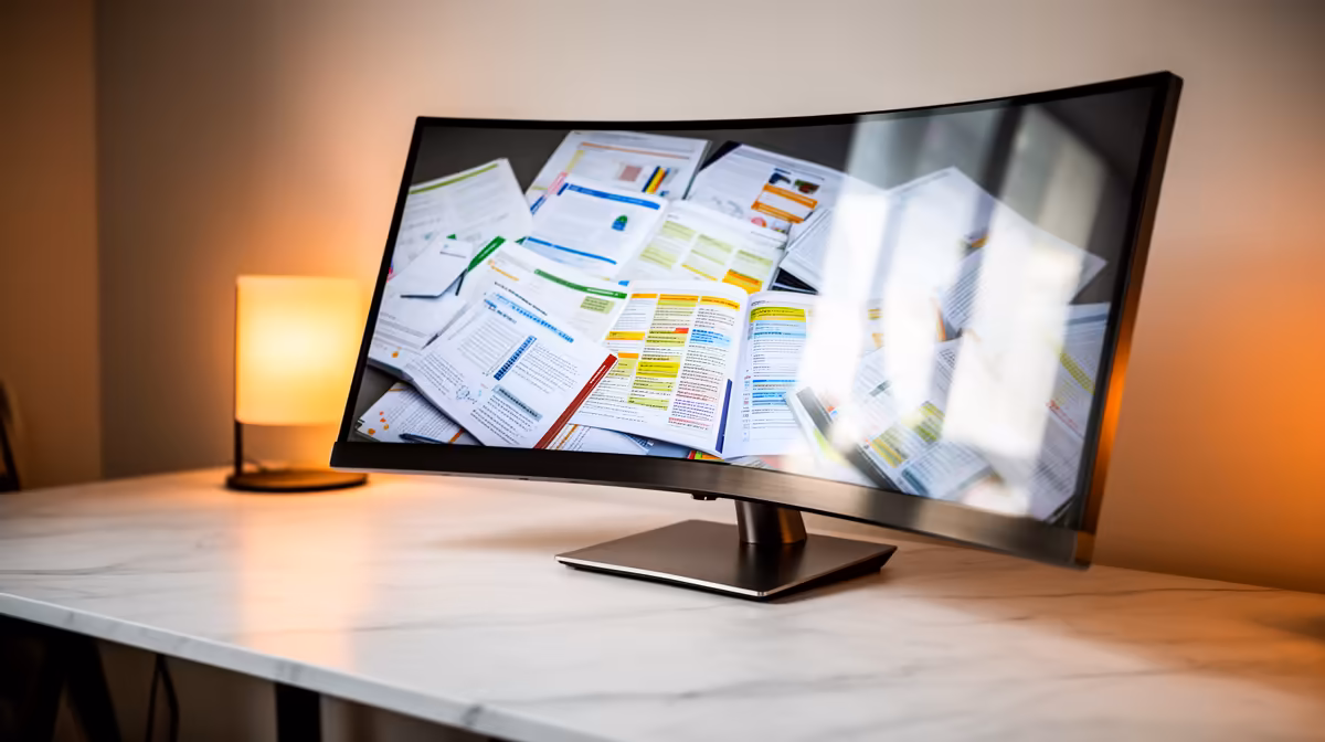 Curved Monitor the Right Choice for a First-year Student