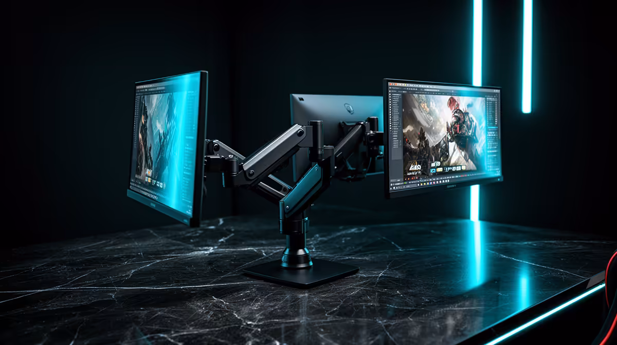 Desk Monitor Arm Actually Worth Buying for Editing Reels