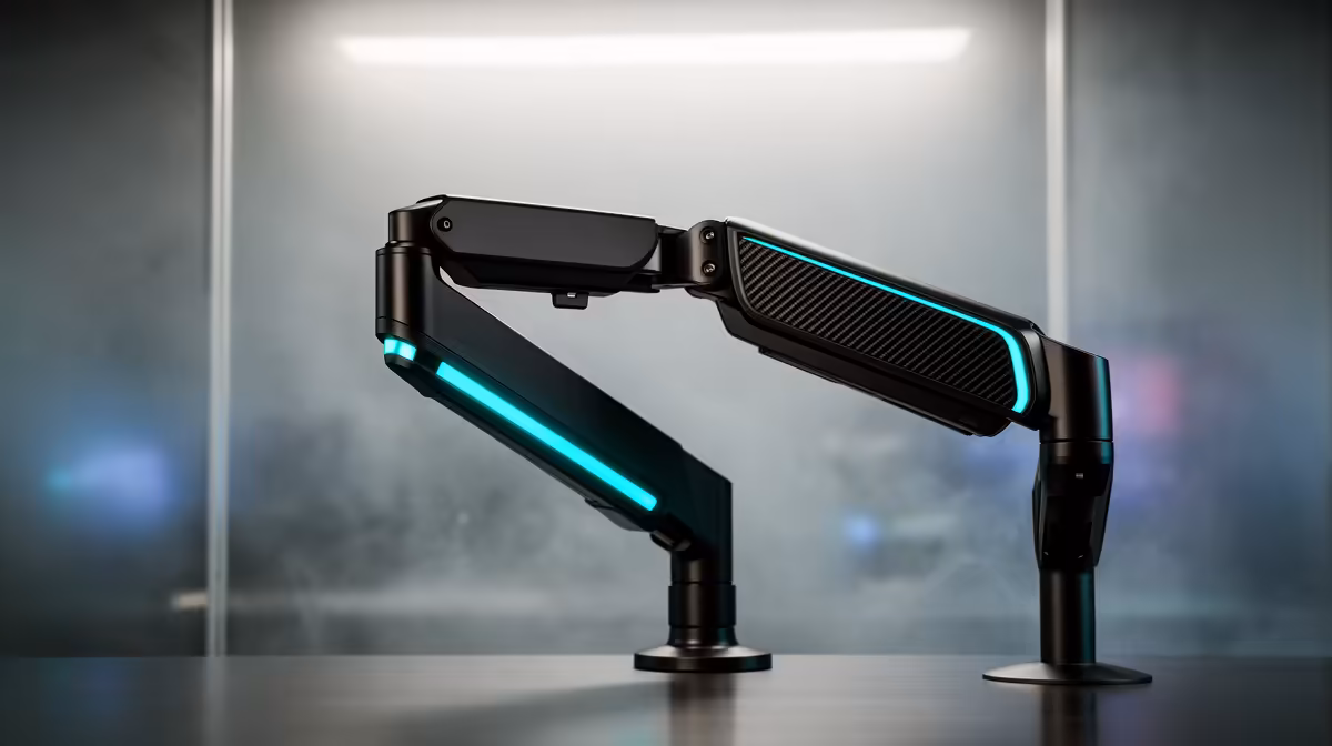 Desk Monitor Arm Overkill for a Hybrid Worker in South