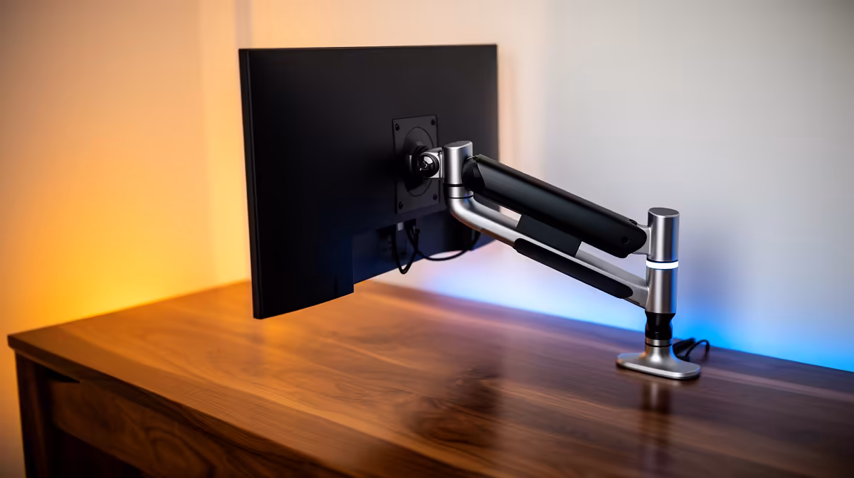 Desk Monitor Arm Worth It for a Quiet Bedroom Setup