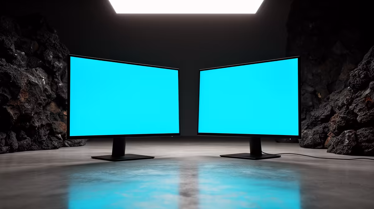 Dual-monitor Setup Enough for Reception and Bookings