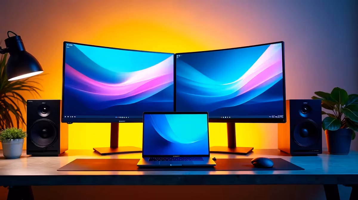 Dual-monitor Setup Overkill for a Hybrid Worker in South