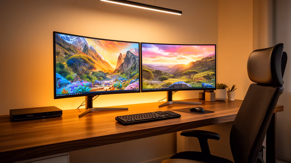Dual-monitor Setup the Right Choice for a Parent in SA