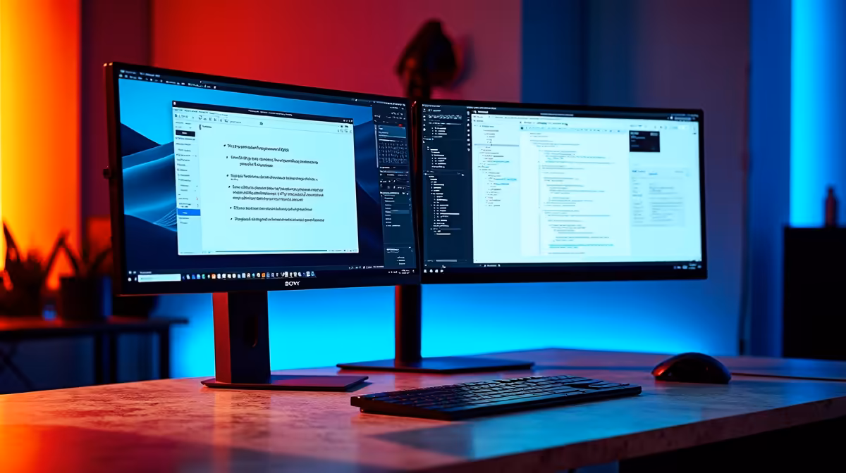 Dual-monitor Setup Worth It for Note-taking in Lectures
