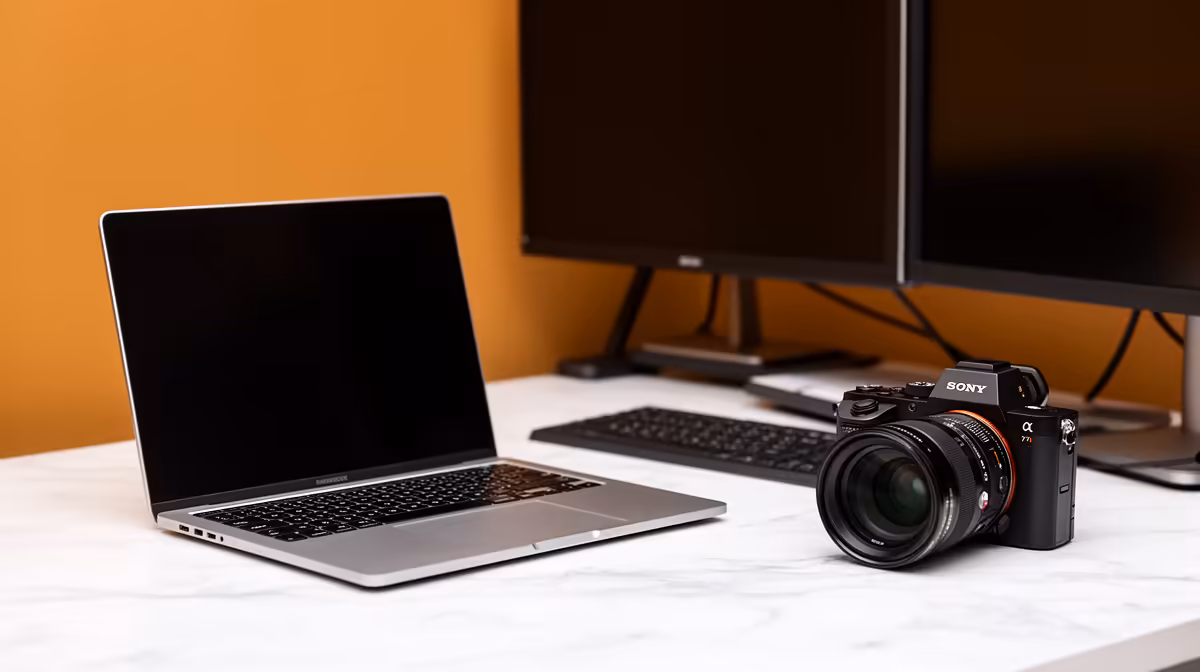 Durable Laptop Enough for a Tidy Two-screen Desk in South