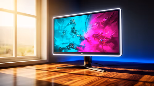 Is a glossy OLED a mistake next to a north-facing SA window?