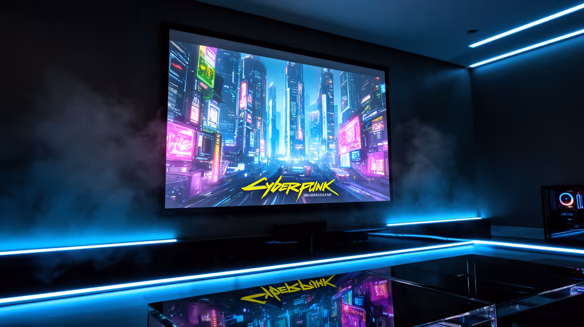 Home Projector Worth It for Playing Cyberpunk 2077
