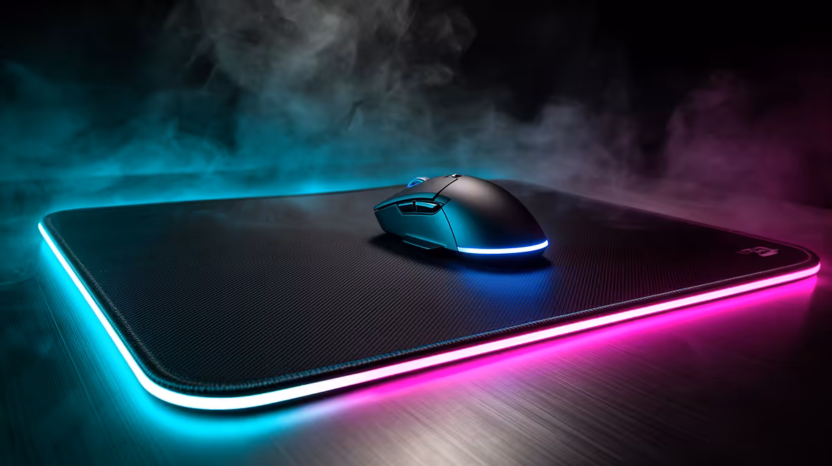 Large Mousepad Worth the Extra ZAR: wide low-DPI sweep room