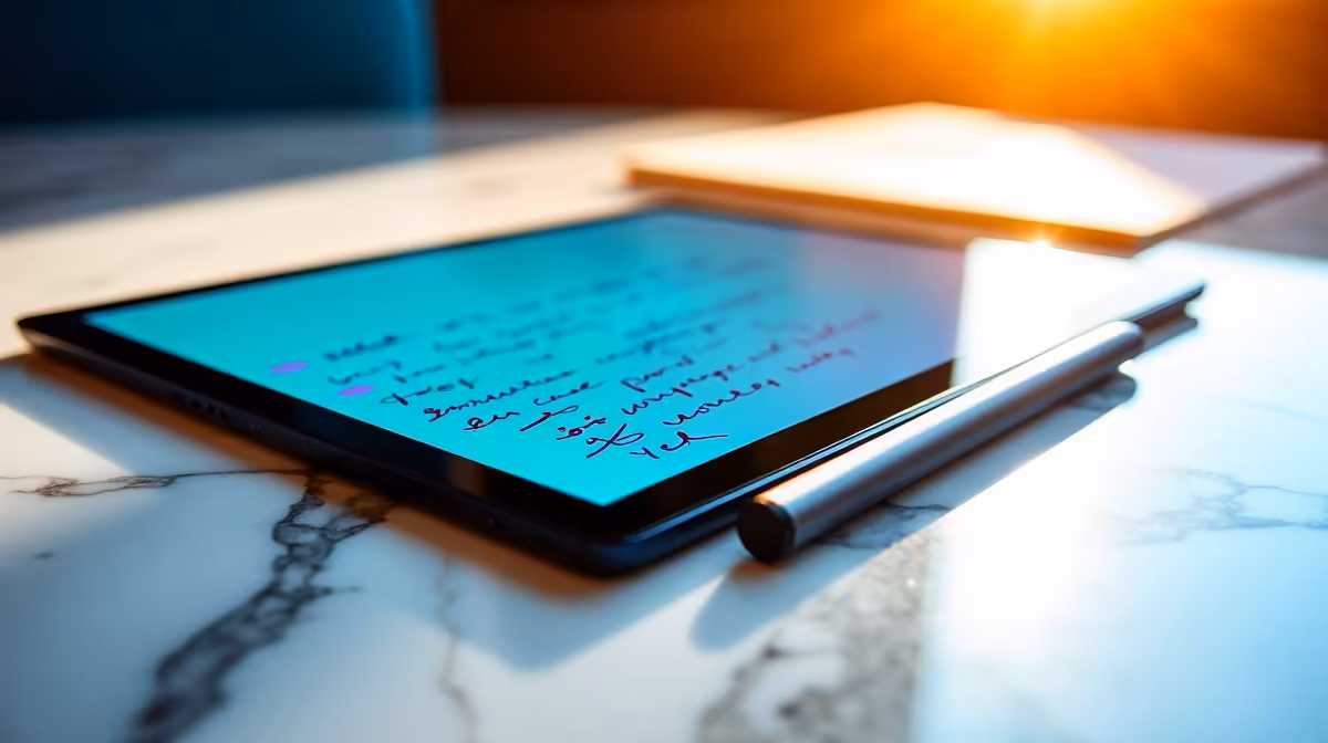 Note-taking Tablet the Right Choice for a Student in SA