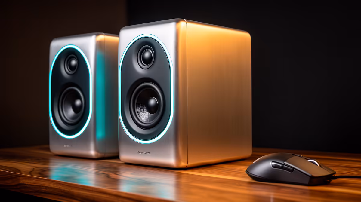 Set of Bookshelf Speakers the Right Choice for a Parent
