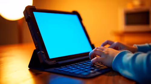 Is a tablet with a keyboard safe and practical for a high-school learner in South Africa?