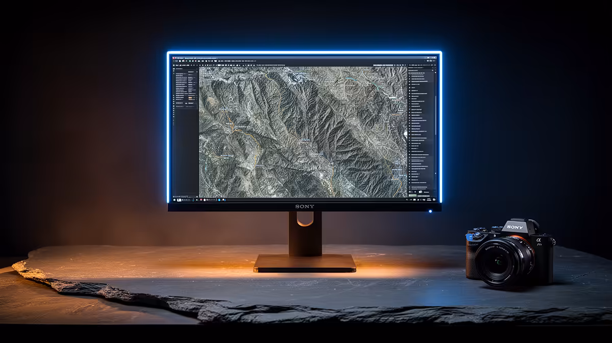 Vertical Monitor Enough for Drone Mapping in South Africa
