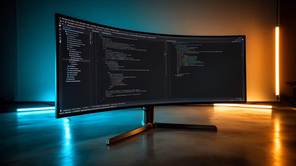 Vertical Monitor Enough for Learning to Code in South