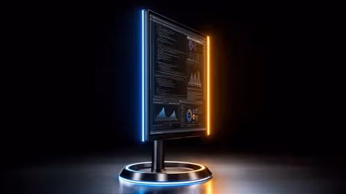 Is a vertical monitor overkill for a beginner in South Africa?