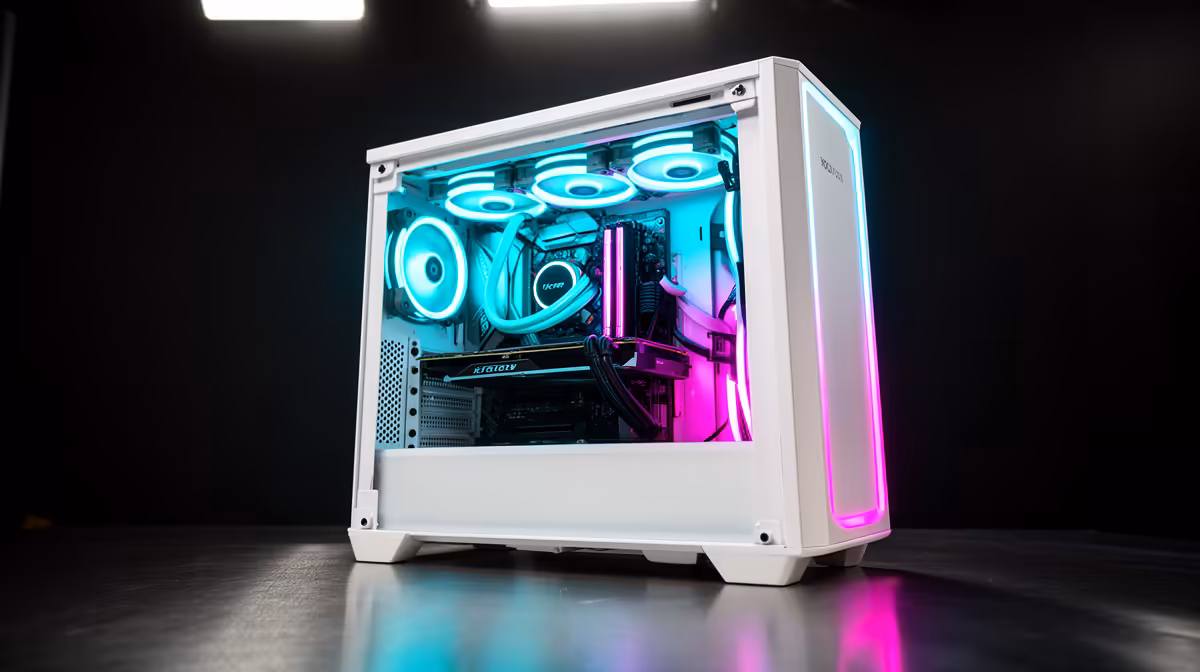 Is a White Panoramic ATX Case Worth It (Showcase)