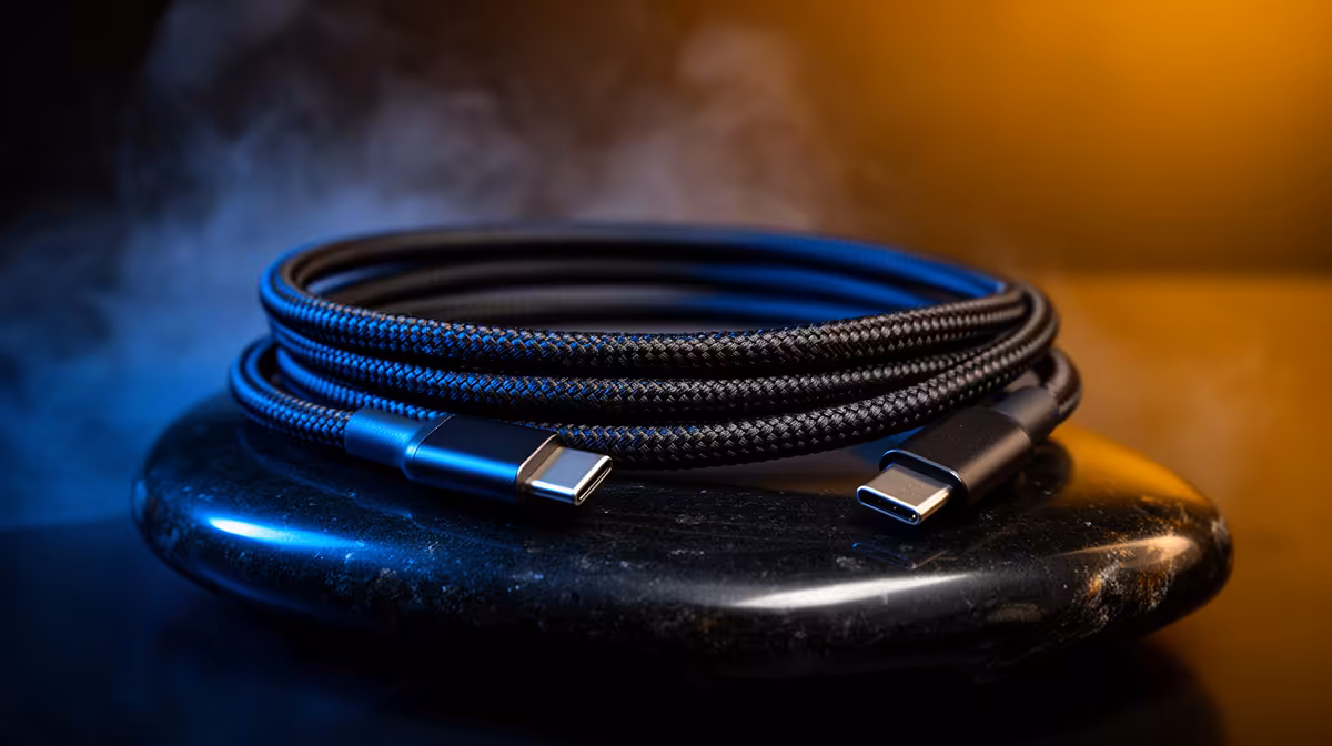 Is a woven USB-C cable more durable: material, settings and