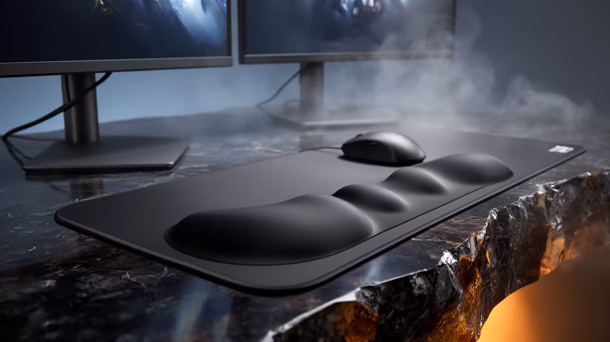 Wrist Rest Actually Worth Buying for a Tidy Two-screen