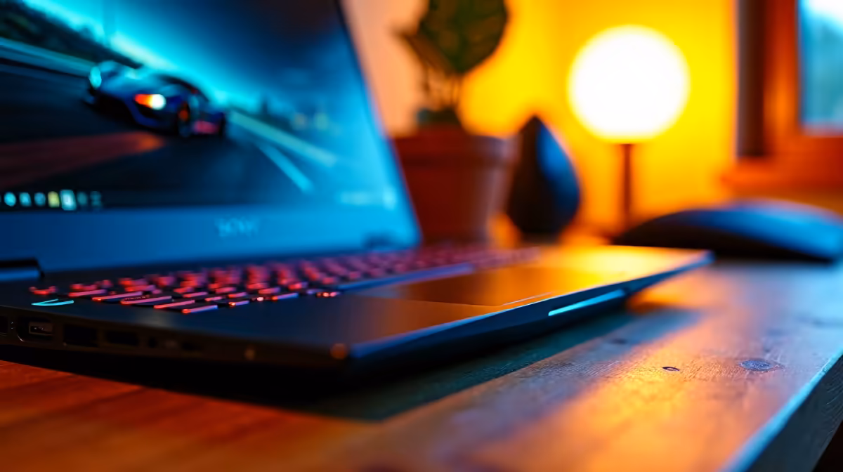 All-day-battery Laptop Enough for Racing Simulation
