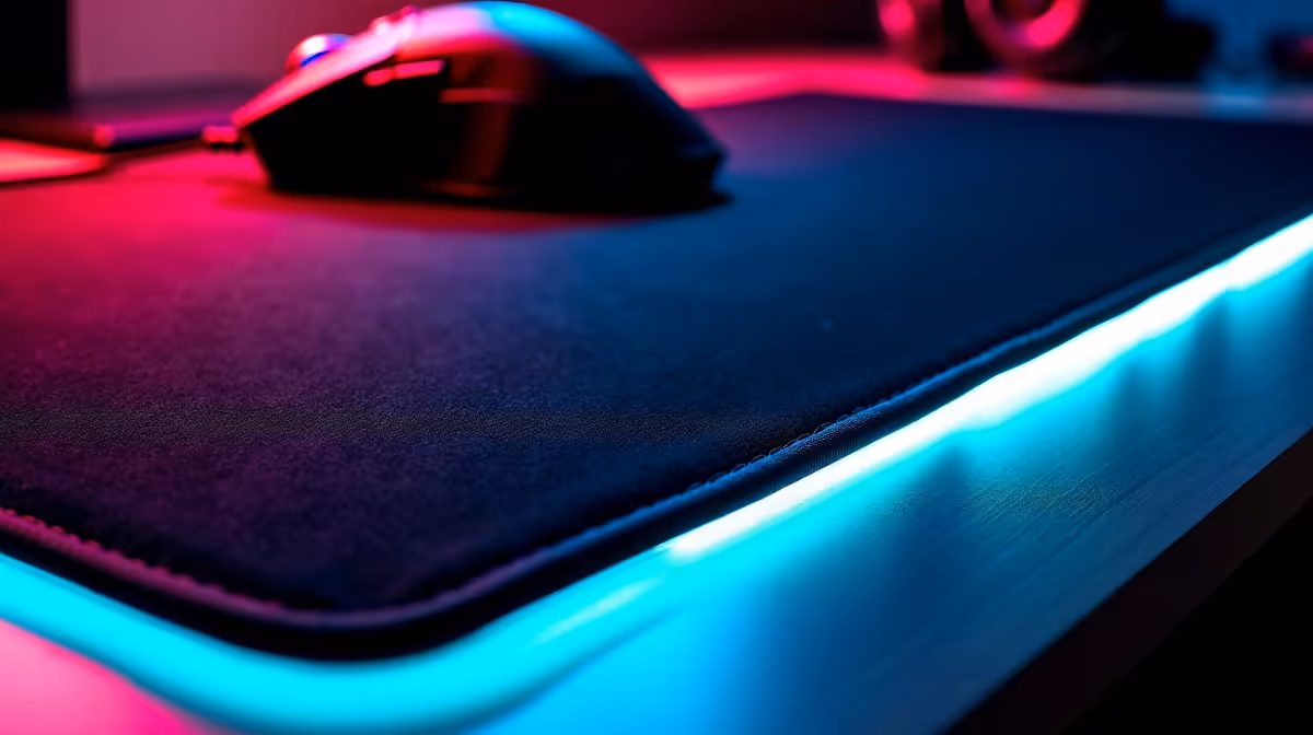 Is mouse pad Compatible with microphone for streaming?