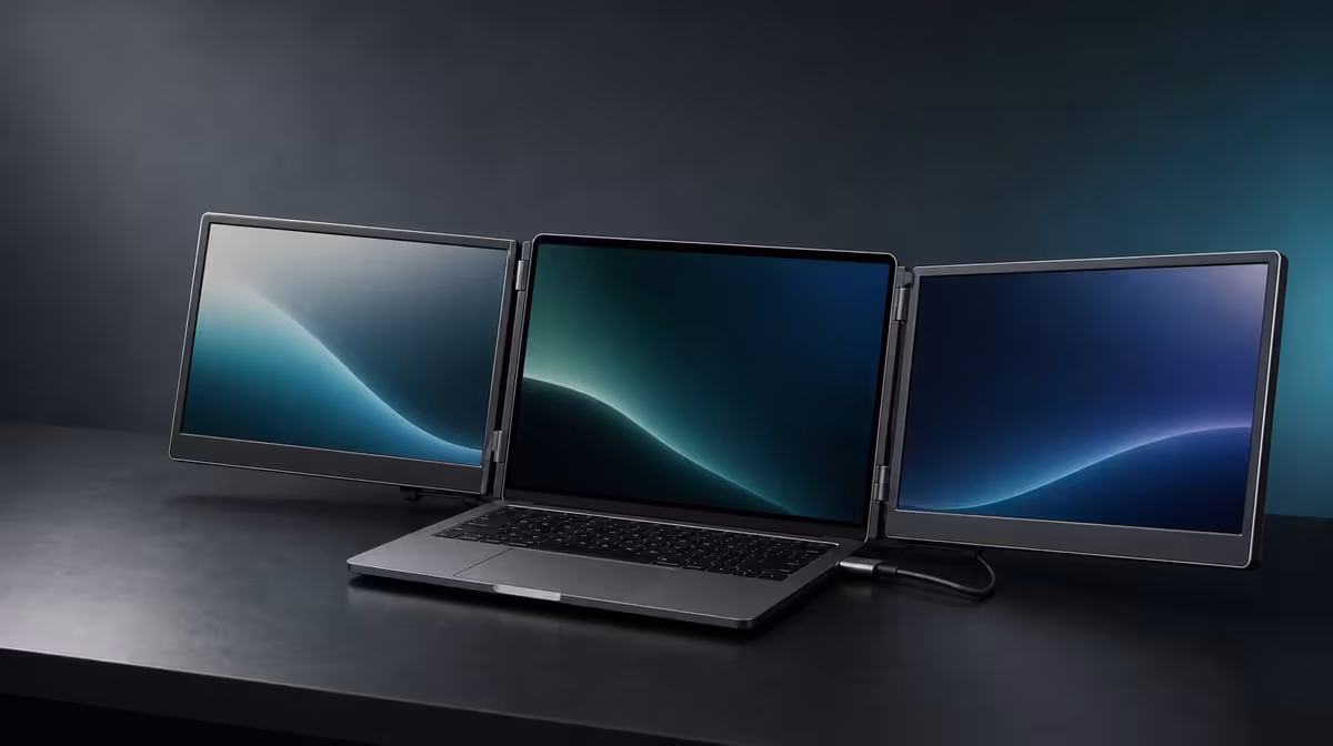 Its usefulness depends on needing two screens away from one