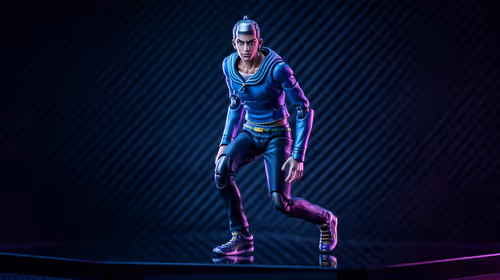 Josuke Higashikata Figure Display: Create a Dynamic Scene