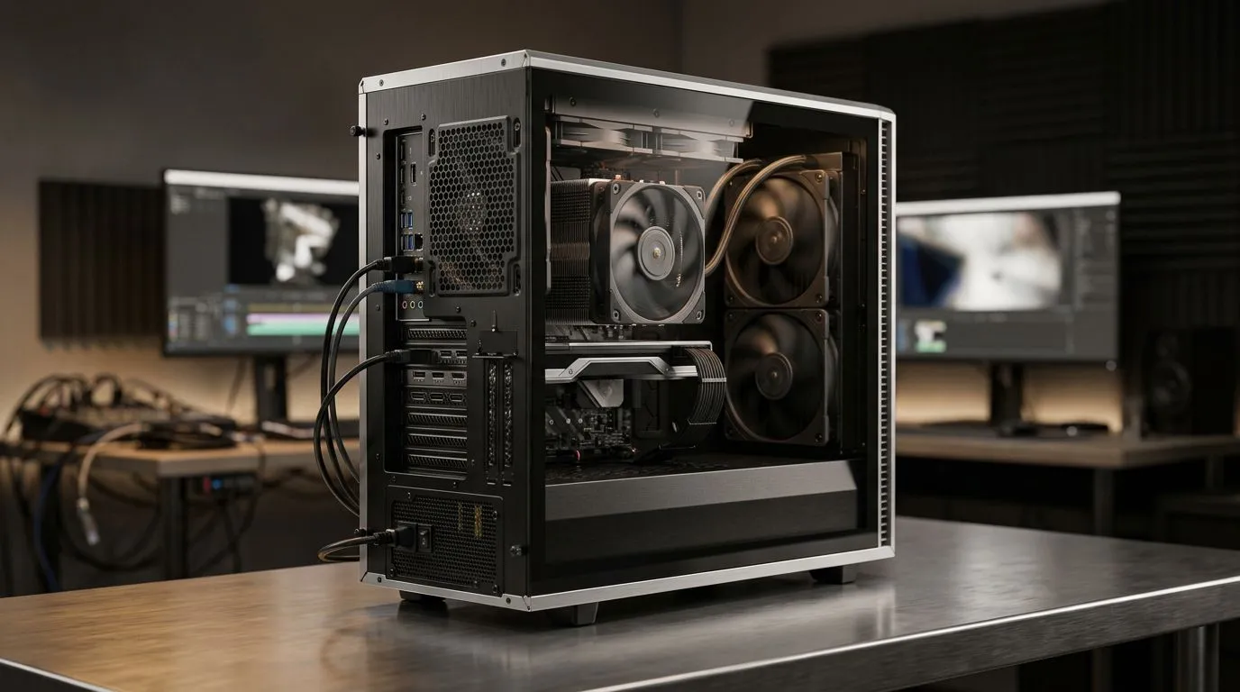 Quiet, stable cooling for long render sessions