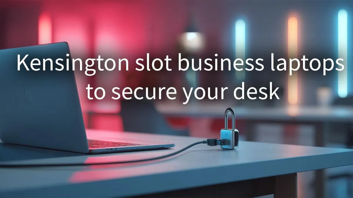 Secure Laptops with Kensington Slots