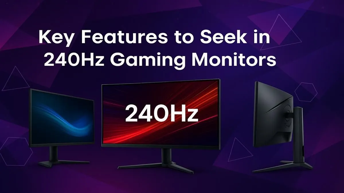 Essential 240Hz Monitor Features