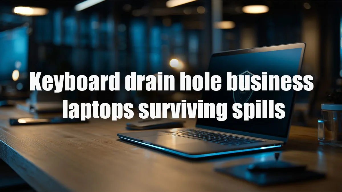 Spill-Proof Laptops for Business
