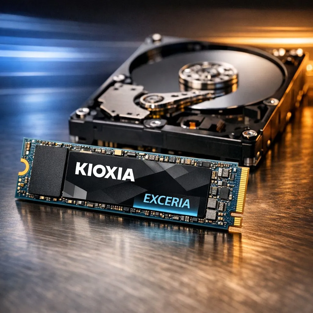 Kioxia Exceria vs HDD: Speed facts