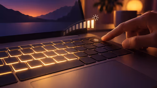 Laptop keyboard backlight not working: check support and the right hotkey