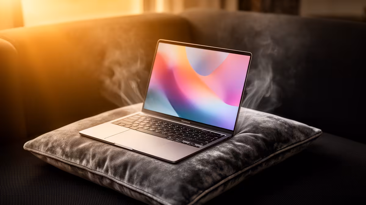 Why Soft Surfaces Choke Laptop Cooling