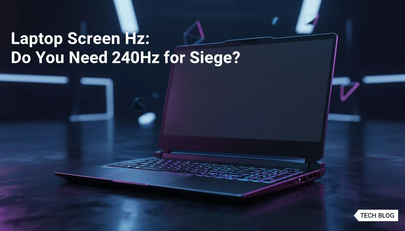 240Hz Laptop Screen for Siege?