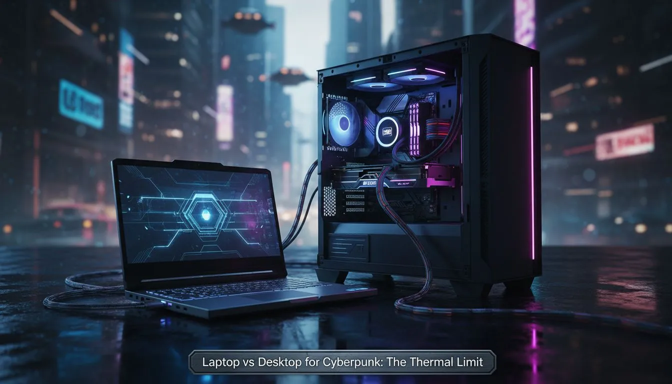 Thermals: Laptop vs Desktop for Cyberpunk